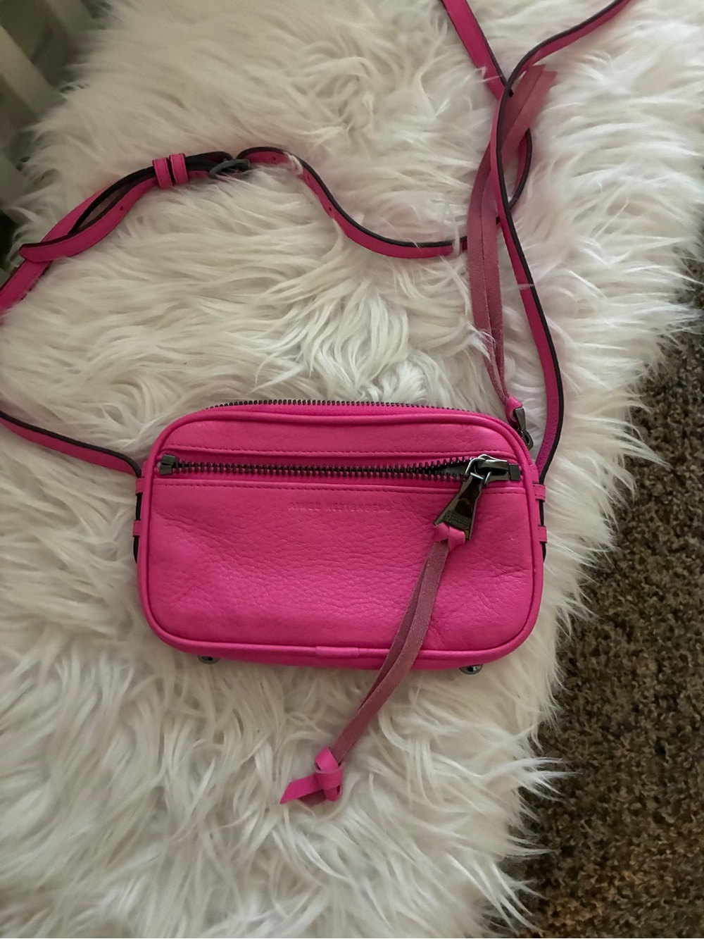 Aimee Kestenberg Brighton Women’s Zip Crossbody Bag Pink - Picture 8 of 16